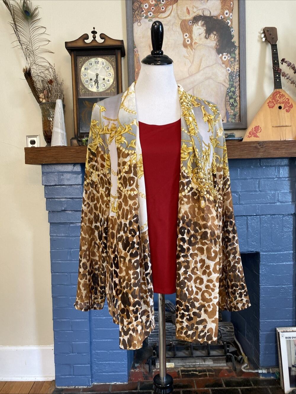 Chicos Size 3 US XL 14/16 Open Sheer Cardigan Travelers Tank Top Old Money Class